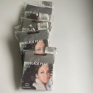 Black Pearl Ultra Sheer Pantyhose Bundle